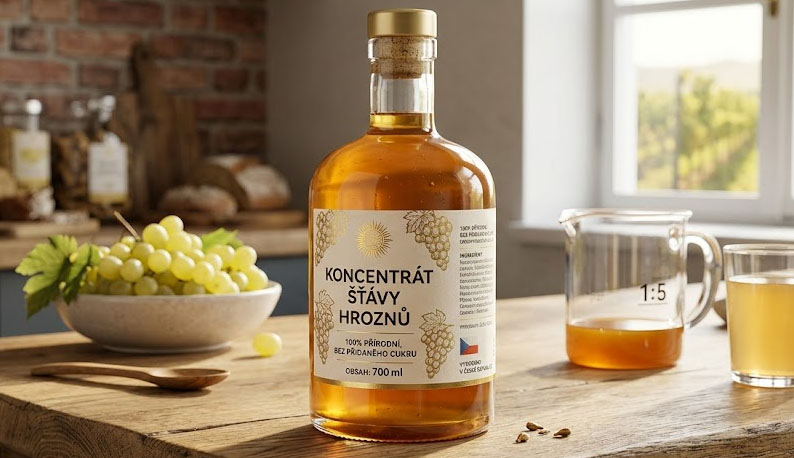Koncentrát šťávy z bílých hroznů: Tajná zbraň pro vinaře i pálěníky