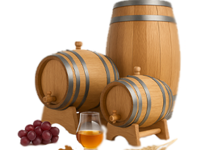 Dřevo a sudy na ochucení lihovin