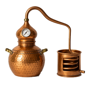 Měděné destilační přístroje