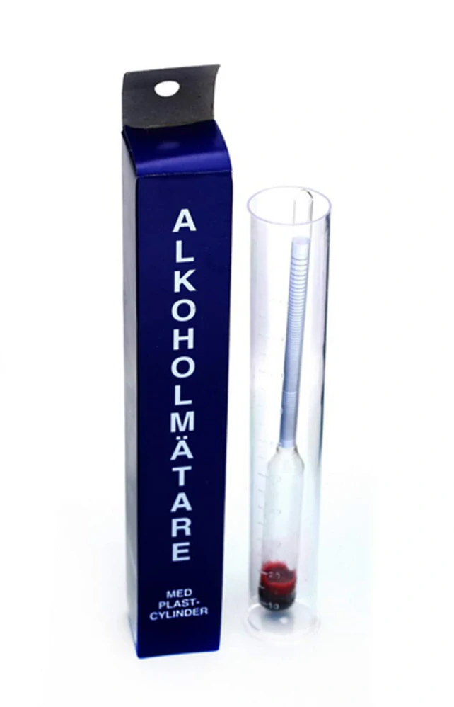 Alkoholometr 0-100% – lihoměr 22 cm s odměrným válcem
