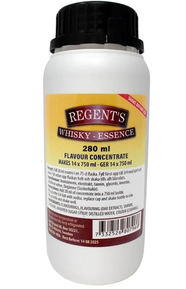 Regent's Scotch Whisky 280 ml – příprava 14 lahví po 75 cl