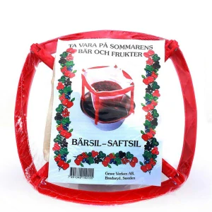 Filtrační síťka 22 x 22 cm na kvas a mošty s plastovým rámem