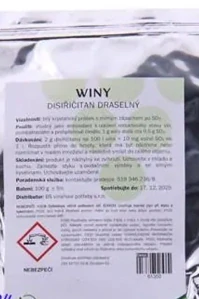 Disiřičitan draselný WINY 100 g – antioxidant a protiplísňové činidlo