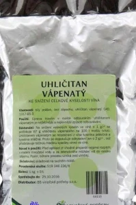 Uhličitan vápenatý 1 kg – snížení kyselosti v moštu a víně