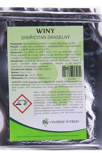 Disiřičitan draselný WINY 1 kg – antioxidant pro víno a protiplísňové činidlo