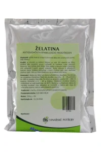 Želatina 250 g pro čiření vína a odstranění tříslovin