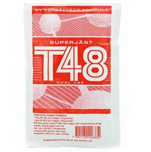 T48 Turbo kvasnice 140 g pro cukerný kvas 14-20% alkoholu