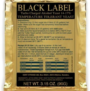 Black Label kvasnice 90 g pro cukerný kvas 14-17%