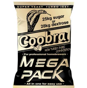 Coobra Mega Pack – turbo kvasnice 360 g na 100 l cukerného kvasu nebo 300-400 l ovocného