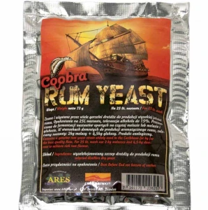 Rumové kvasnice 72 g pro 25 l kvasu z melasy s 15% alkoholu