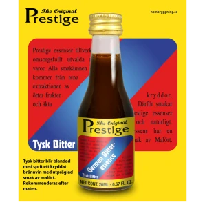 German Bitter esence 20 ml – bylinná příchuť pelyňku pro přípravu nápoje