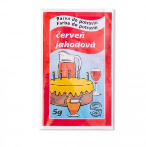 Aroco potravinářské barvivo 5 g červeň jahodová na barvení potravin a lihovin