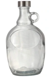 Demižón 1,5 l skleněný se šroubovacím uzávěrem na lihoviny a víno