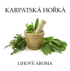 Karpatská hořká aroma 100 ml přírodní lihové aroma pro ochucení lihovin a potravin