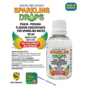 Sirup 50 ml bez cukru pro ochucení 25 l perlivé vody