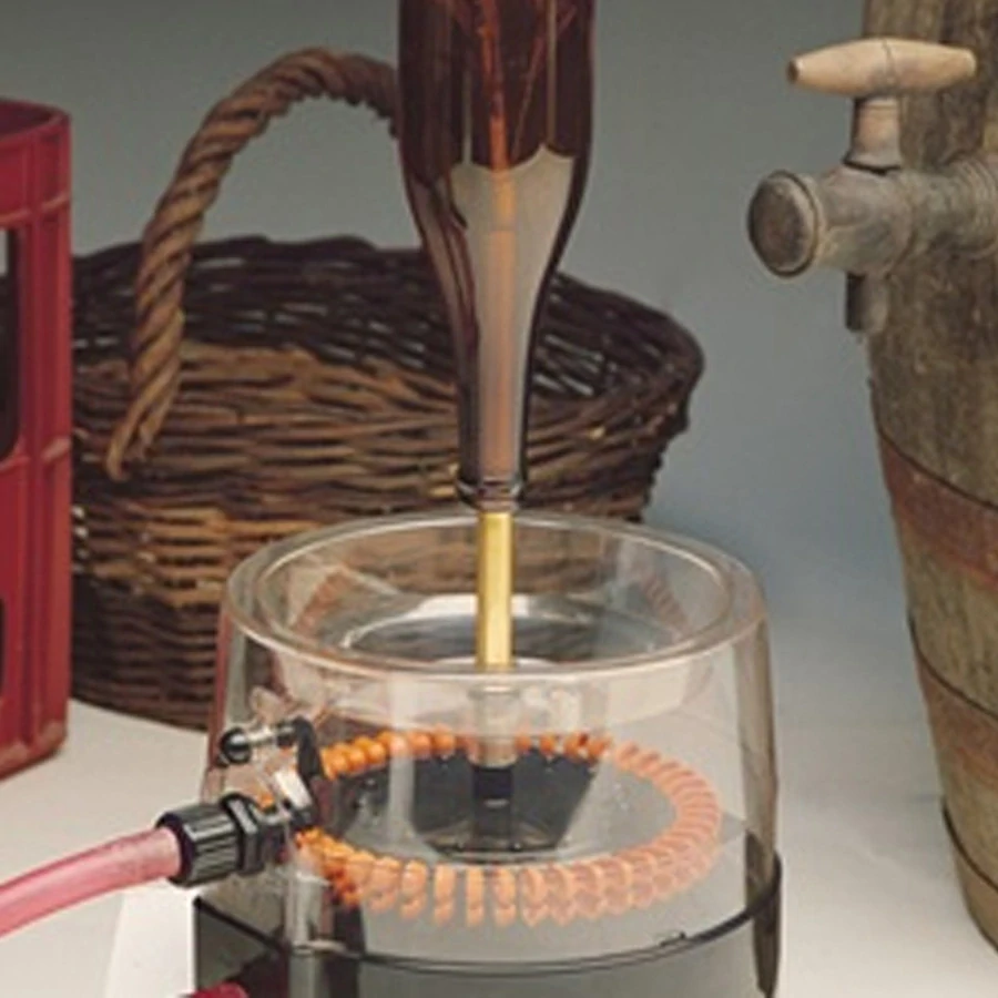 Water Power čistič lahví poloautomatický s výměnným štětcem