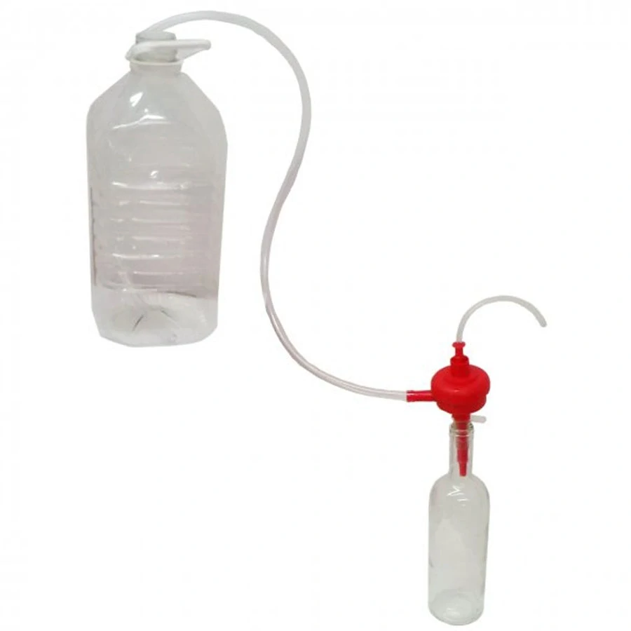 Automatická plnička lahví se sifónem – pomocník na lahvování vína, piva a lihovin