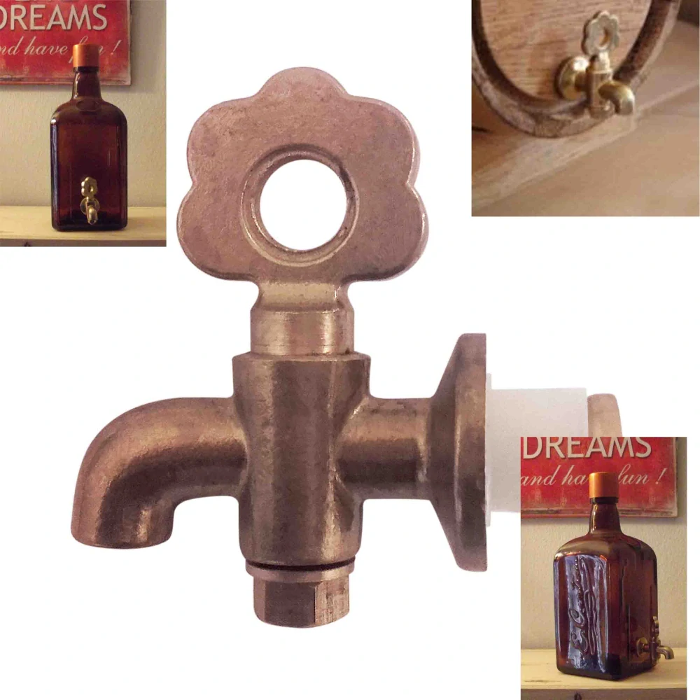 Mosazný kohoutek pro skleněné lahve a soudky – 11 mm