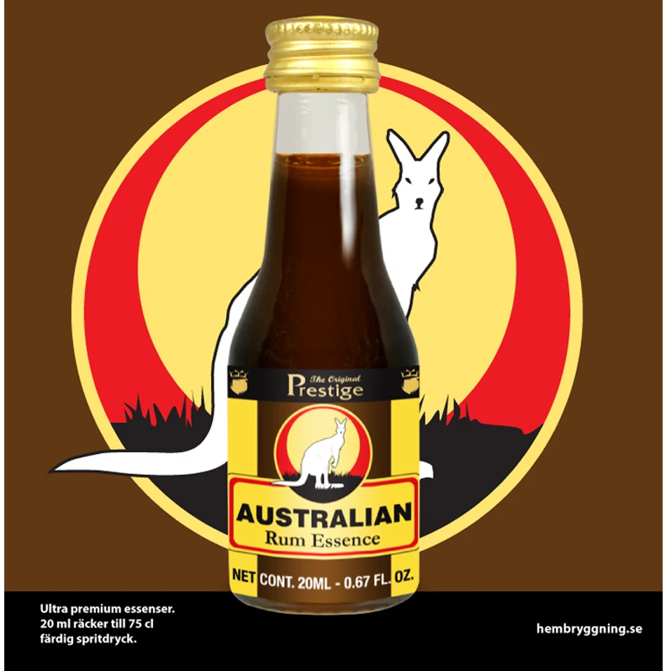 Rum esence 50 ml pro ochucení 3 lahví vodky nebo 40% lihu