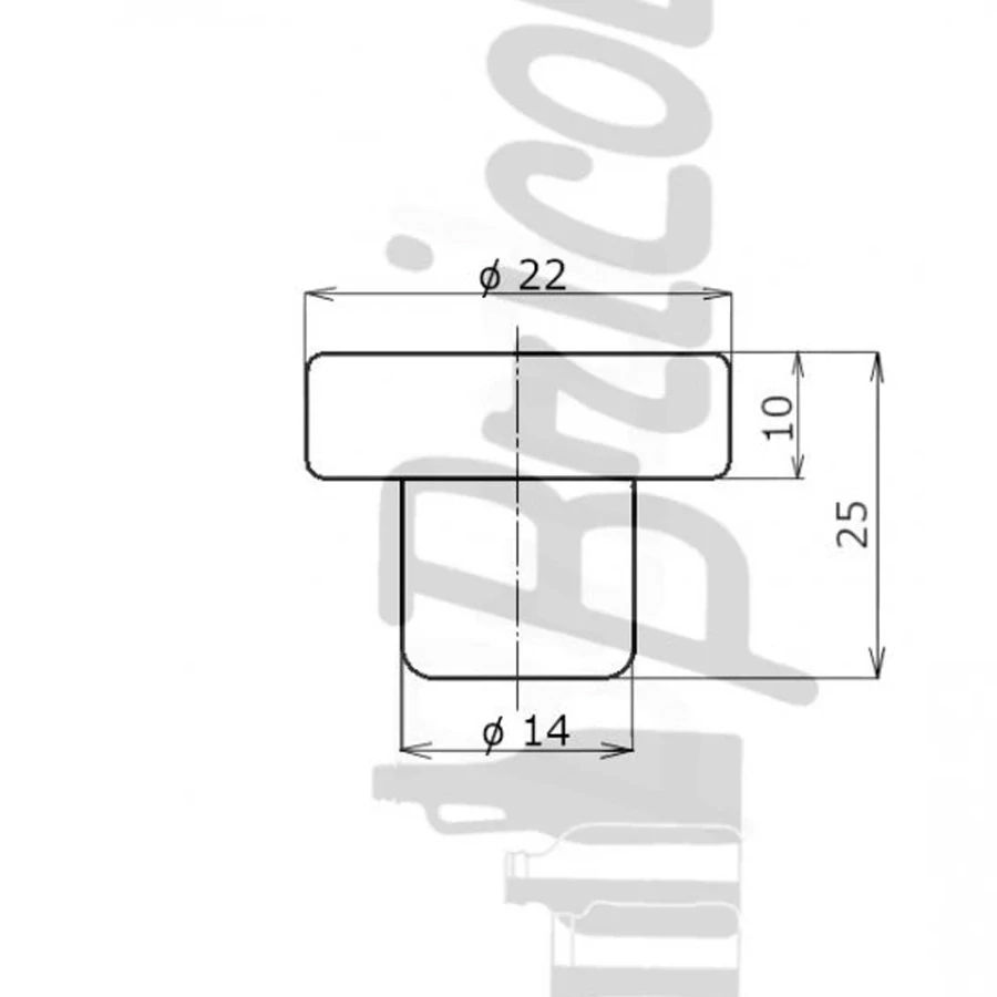 Špunt na lahve Alko – uzávěr z přírodního dřeva a plastu 25/10x22/14