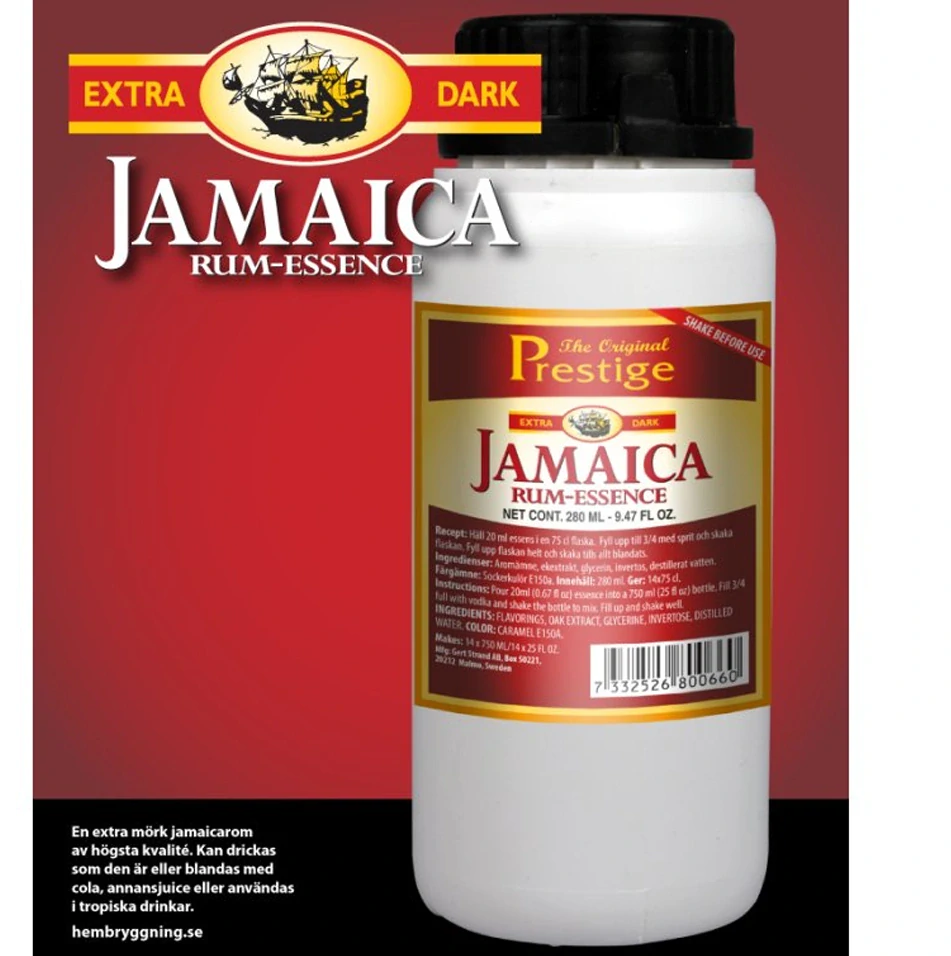 Prestige esence 280 ml Extra Dark Jamajský Rum pro ochucení alkoholu