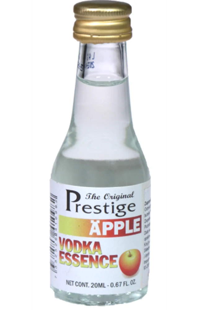 Apple vodka esence 20 ml – ovocná jablečná chuť pro přípravu nápojů