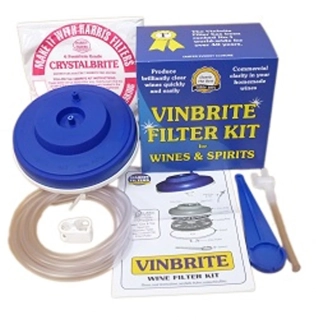 Filtrační sada Vinbrite – filtrační zařízení na víno s papíry Crystalbrite a Prime Pad