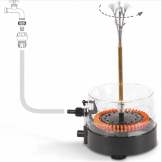 Water Power čistič lahví poloautomatický s výměnným štětcem