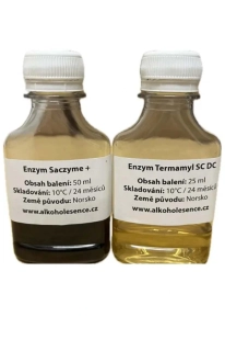 Enzymy na obiloviny 75 ml pro přeměnu škrobu a zcukernatění