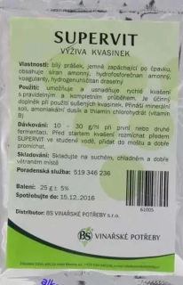 Výživa pro kvasinky 25 g aktivační činidlo pro fermentaci
