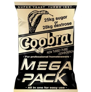 Coobra Mega Pack – turbo kvasnice 360 g na 100 l cukerného kvasu nebo 300-400 l ovocného