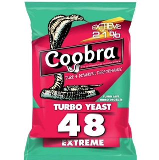 Coobra 48 Extreme – turbo kvasnice 135 g pro 25 l kvasu s vysokou tolerancí na alkohol