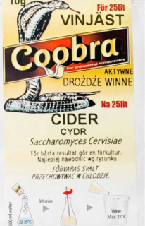 Cider kvasnice 8 g pro výrobu 20-25 l cideru