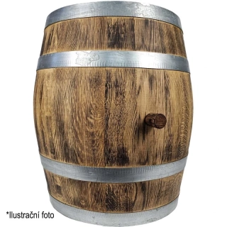 Dubový sud 80 L "Extra Masiv" tmavý (žíhaný ohněm)