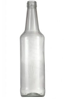 Skleněná láhev 0,5 l na lihoviny bez uzávěru