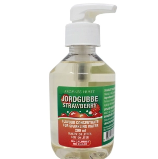 Jahoda sirup 200 ml bez cukru na vodu pivo cider a medovinu